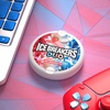 image:imageICE BREAKERS Duo Fruit Plus Cool Strawberry Flavored Sugar Free Mints Pucks 13 oz 8 Count