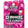 image:imageICE BREAKERS Ice Cubes Raspberry Sorbet Flavored Sugar Free Chewing Gum Bottles 324 oz 6 Count 40 PiecesRaspberry Sorbet