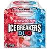 image:imageICE BREAKERS Duo Fruit Plus Cool Strawberry Flavored Sugar Free Mints Pucks 13 oz 8 Count