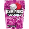 image:imageICE BREAKERS Ice Cubes Raspberry Sorbet Flavored Sugar Free Chewing Gum Bottles 324 oz 6 Count 40 PiecesRaspberry Sorbet