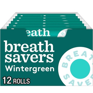 image:imageBREATH SAVERS Spearmint Sugar Free Breath Mints Rolls 075 oz 24 CountWintergreen
