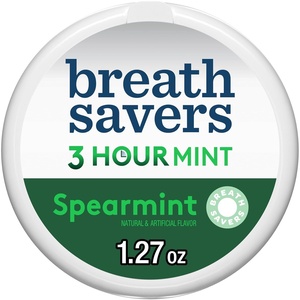 image:imageBREATH SAVERS Spearmint Sugar Free Breath Mints Tins 127 oz 8 CountSpearmint