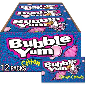 image:imageBUBBLE YUM Original Flavor Chewy Bubble Gum Packs 282 oz 12 CountCottonCandy