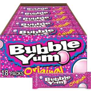 image:imageBUBBLE YUM Original Flavor Chewy Bubble Gum Packs 282 oz 12 CountOriginal