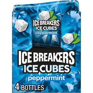 image:imageICE BREAKERS Ice Cubes Peppermint Sugar Free Gum 6 Bottles 324 oz EachPeppermint