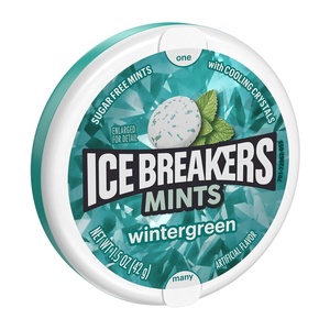 image:imageICE BREAKERS Spearmint Sugar Free Mints Tins 15 oz 8 CountWintergreen