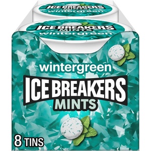 image:imageICE BREAKERS Wintergreen Sugar Free Mints Tins 15 oz 8 CountWintergreen
