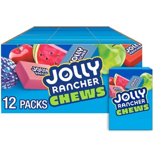 image:imageJOLLY RANCHER Chews Assorted Fruit Flavored Candy Box 206 oz 12 CountMixedFruit