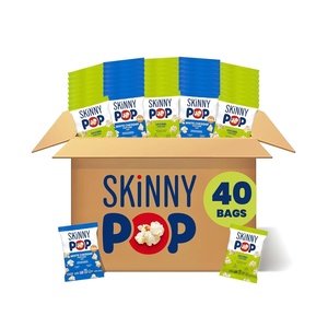image:imageSkinnyPop Popcorn Original Whole Grain DairyFree Snack 065oz Bags 30ctOriginal  CheddarCheese