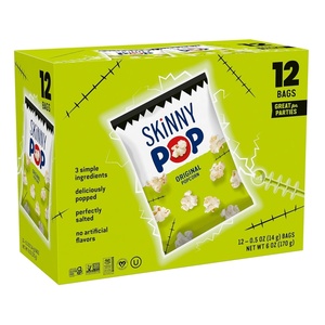 image:imageSkinnyPop Popcorn Original Whole Grain DairyFree Snack 065oz Bags 30ctTrick or Treat Original