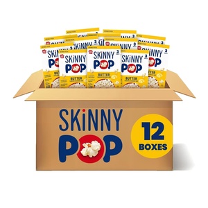 image:imageSkinnyPop Popcorn Sea Salt Microwave 28oz 12 Boxes 3 Bags per BoxButter